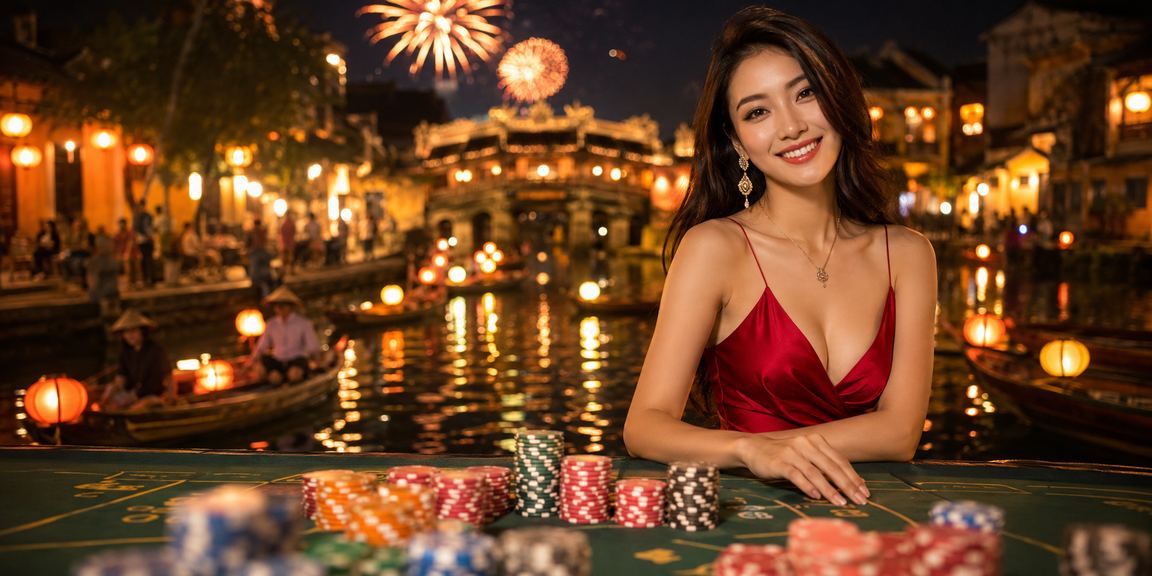 Chợ đêm Hội An với không khí nhộn nhịp người dùng kiểm tra voucher